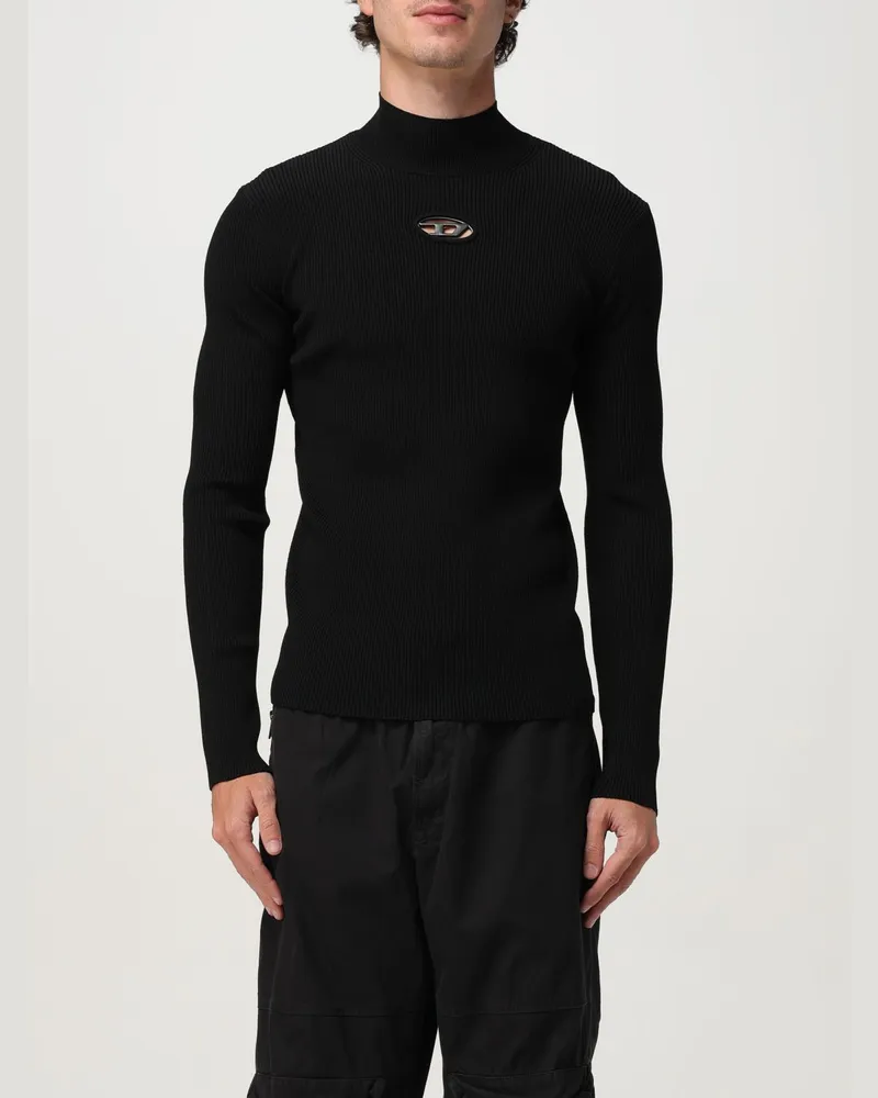 Diesel Pullover herren Schwarz