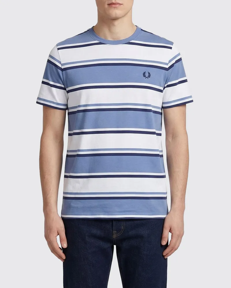 Fred Perry T-shirt herren Blau