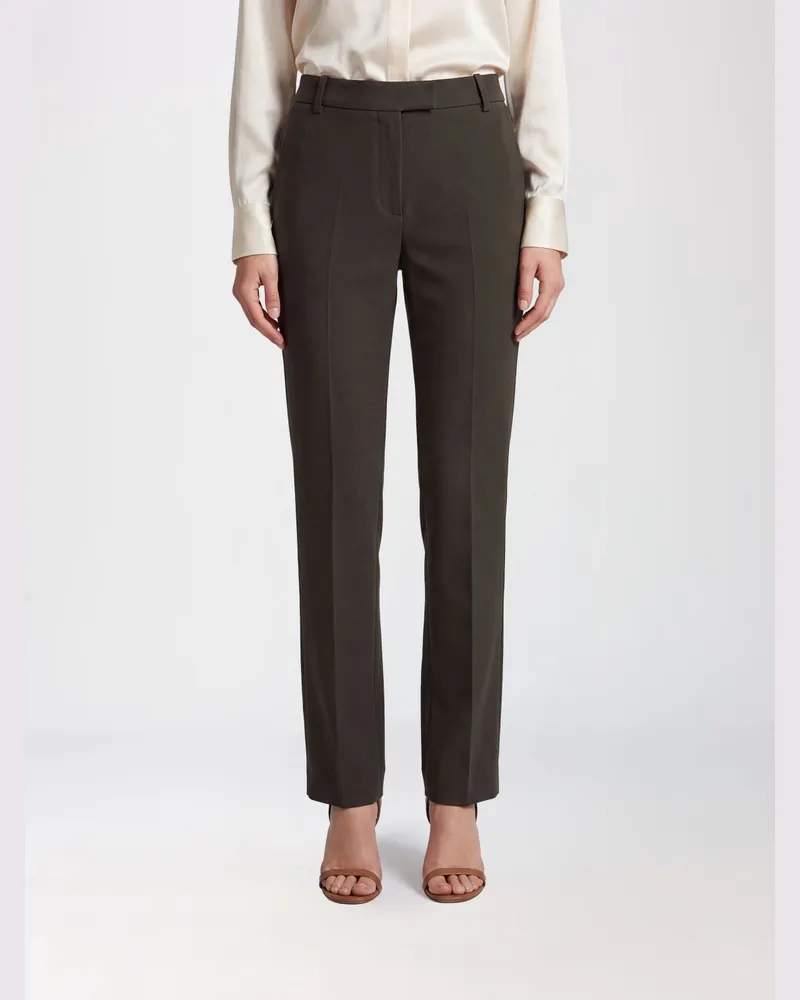 Max Mara Klassische Cady-Hose Burnt