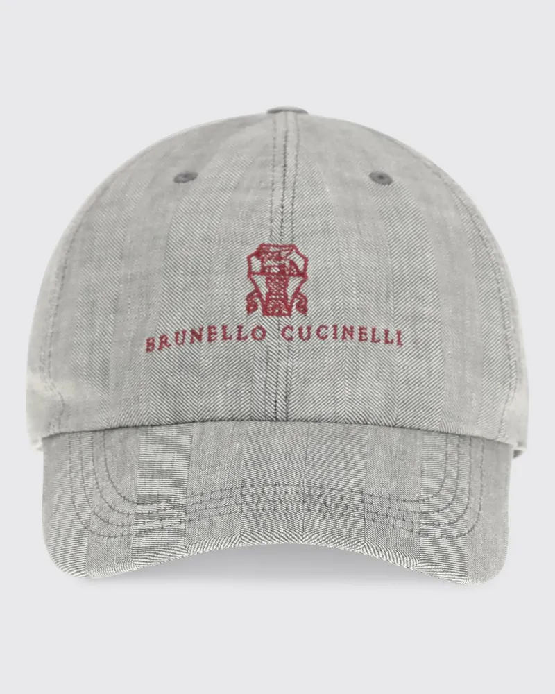 Brunello Cucinelli Hut herren Grau