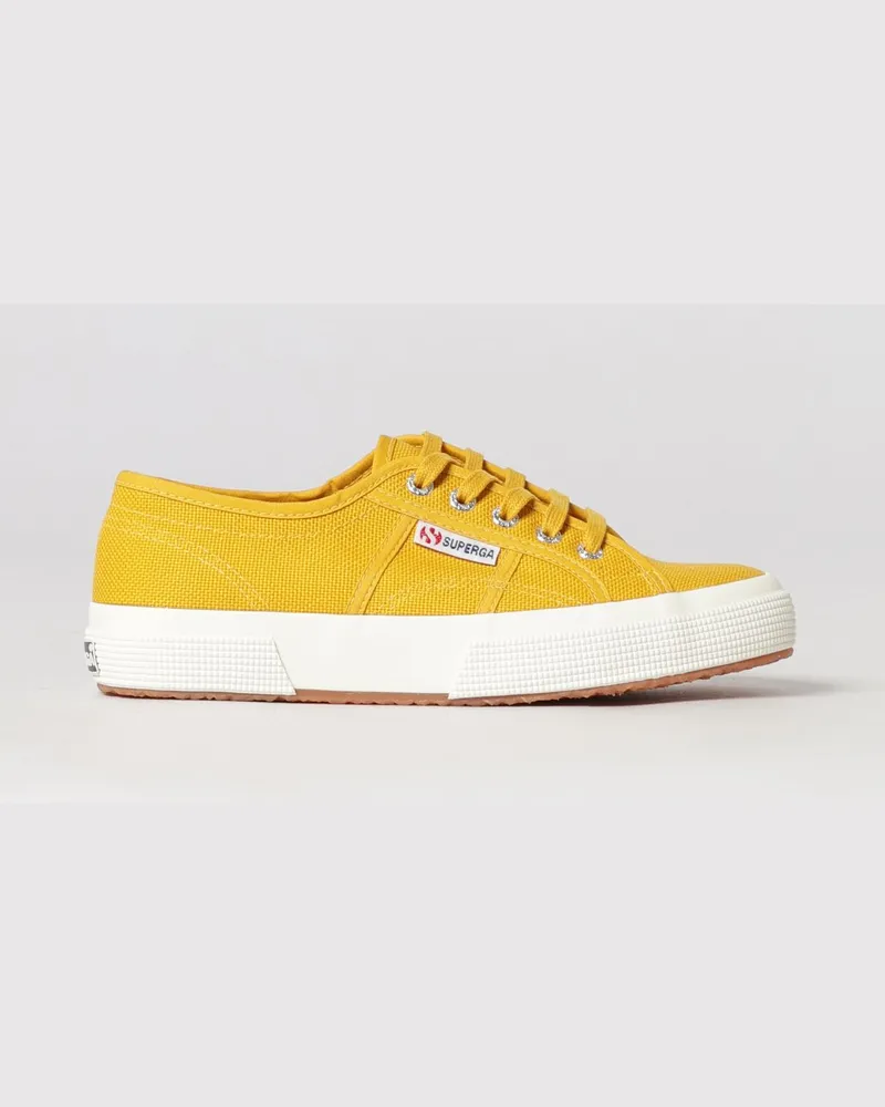 Superga 2750-Cotu Classic Sneakers aus Baumwoll-Canvas Gelb