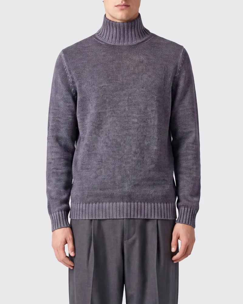 Avant Toi Rollkragenpullover aus Merinowolle und Kaschmir Braun