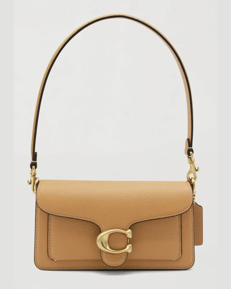 Coach Schultertasche damen Biscuit