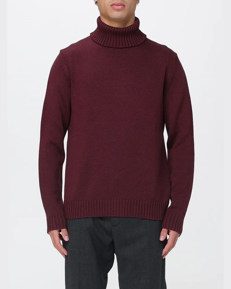 Zanone Pullover herren Burgunderrot