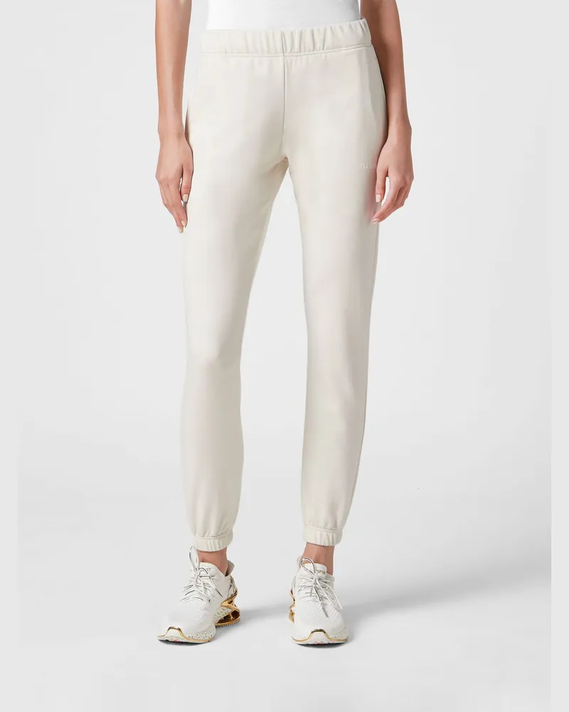 Philipp Plein Slim Fit Jersey-Jogginghose von mit elastischem Bund Beige