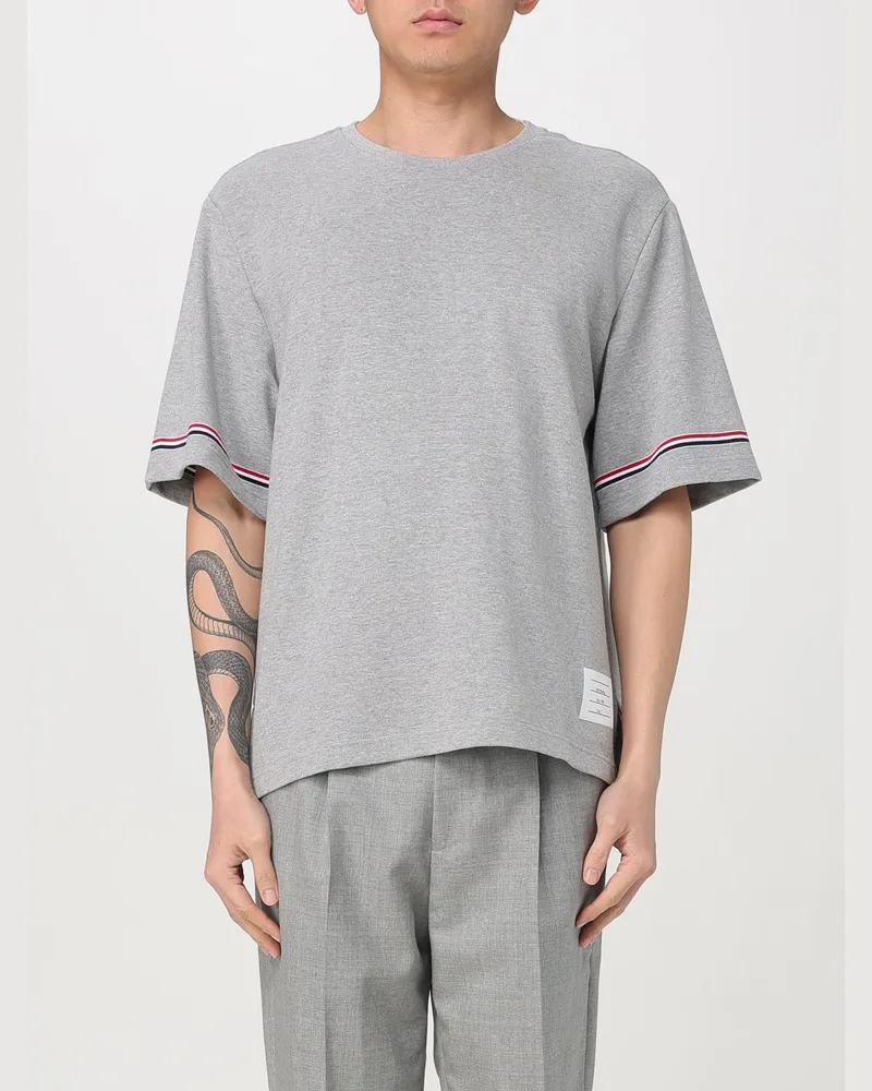 Thom Browne T-shirt herren Grau