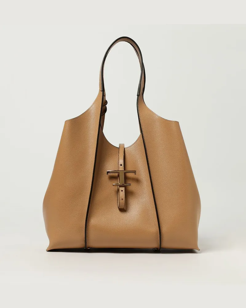 TOD'S Schultertasche damen Camel