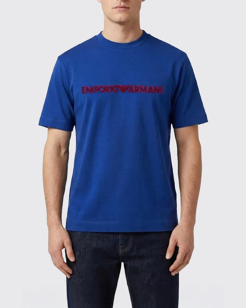 Emporio Armani T-shirt herren Blau