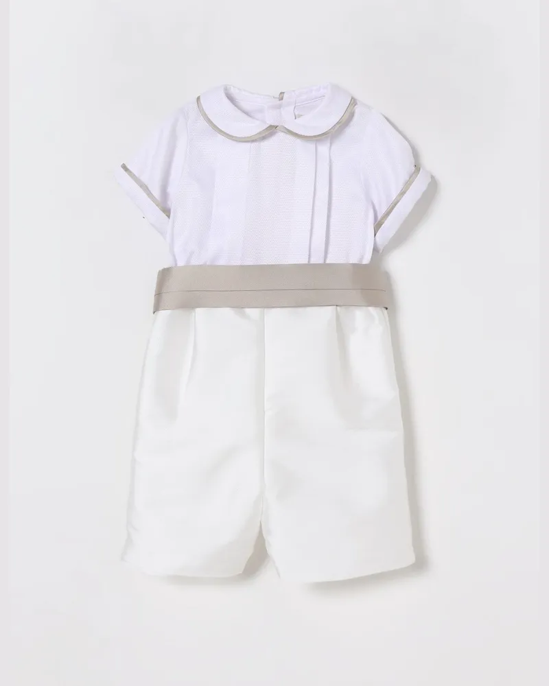 La Stupenderia Overall kinder Weiss