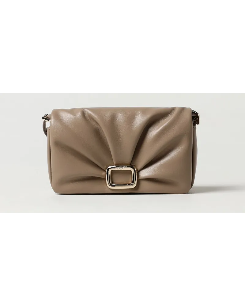 Roger Vivier Schultertasche damen Taubengrau