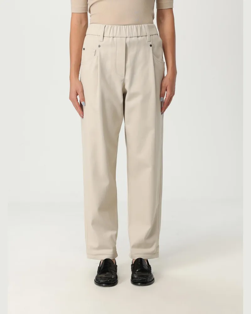 Brunello Cucinelli Hose damen Weiß