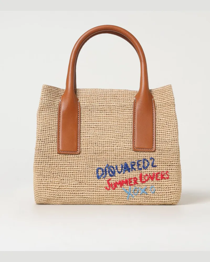 Dsquared2 Schultertasche damen Beige