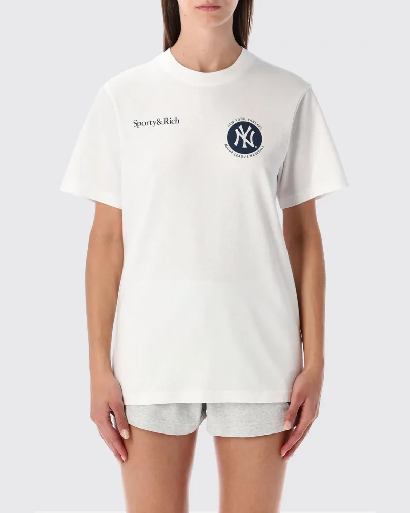 SPORTY & RICH T-shirt damen Sporty & Rich Weiß