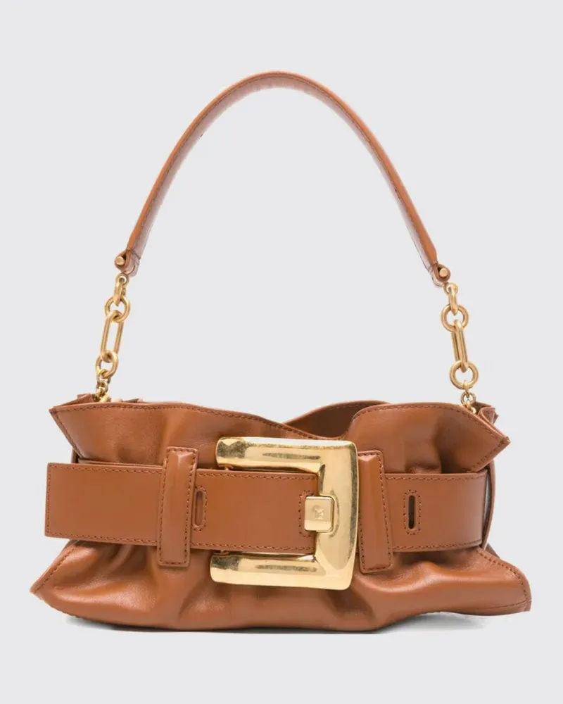 Balmain Schultertasche damen Braun