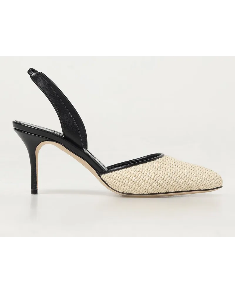 Manolo Blahnik Schuhe damen Natural