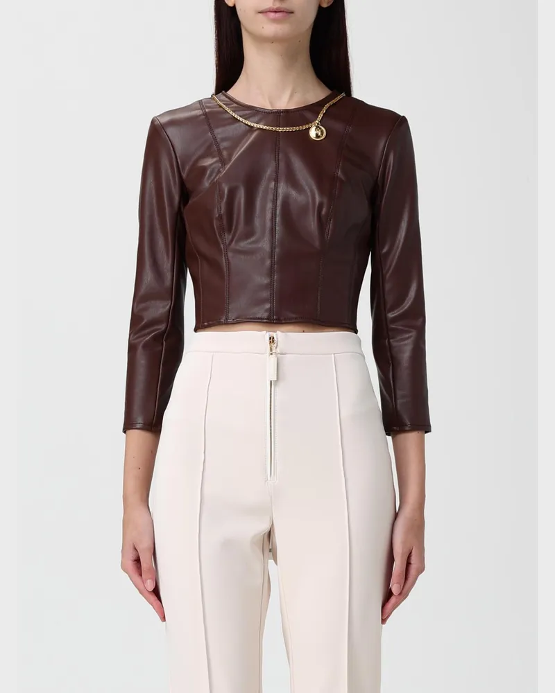 Elisabetta Franchi Top damen Braun
