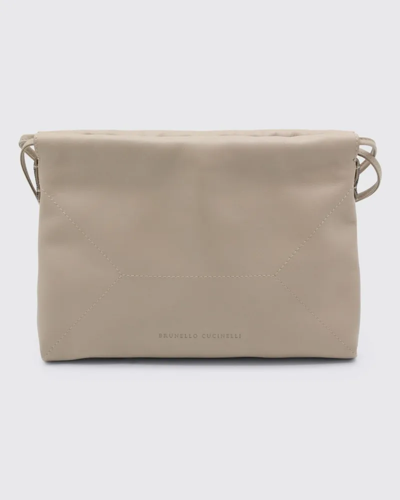 Brunello Cucinelli Schultertasche damen Beige