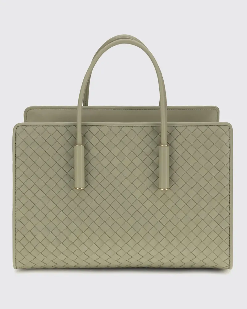 Bottega Veneta Barbara Handtasche aus Intrecciato-Lammleder Grün