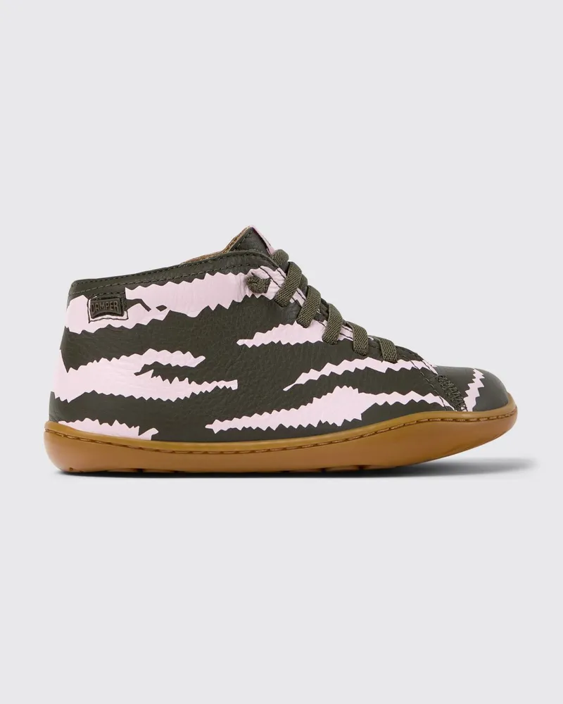 Camper Twins Sneakers aus bedrucktem Leder Bunt
