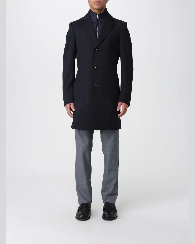 HUGO BOSS Mantel herren Blau