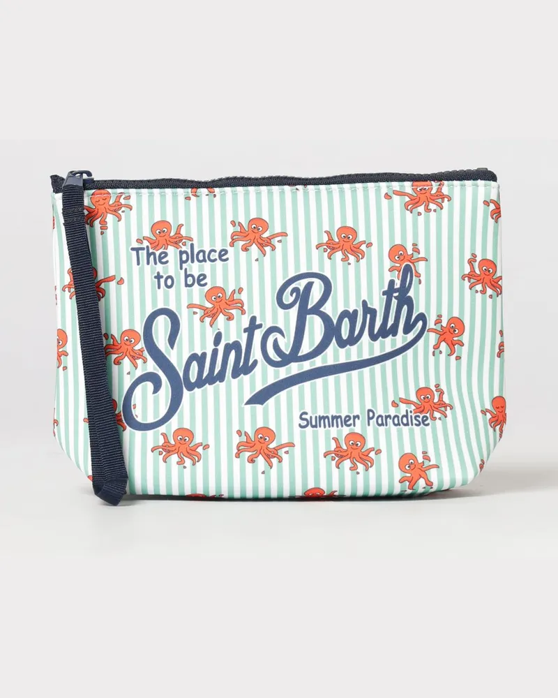 MC2 Saint Barth Aline MC2 Neopren-Pochette mit Saint Barth Logo Grün