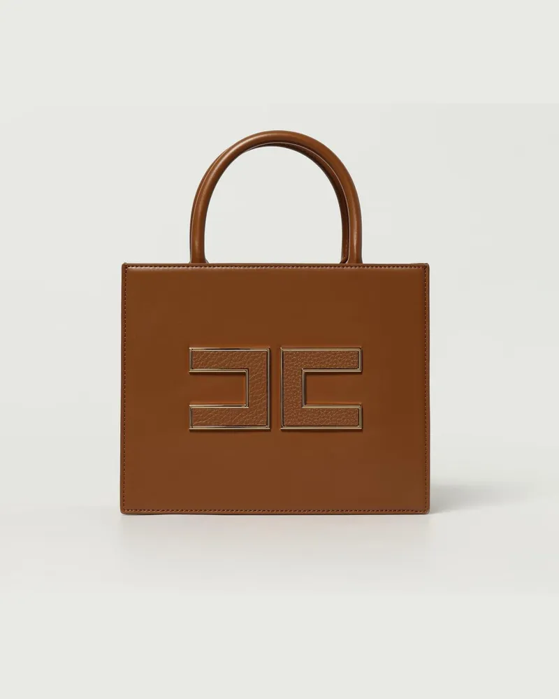 Elisabetta Franchi Schultertasche damen Braun