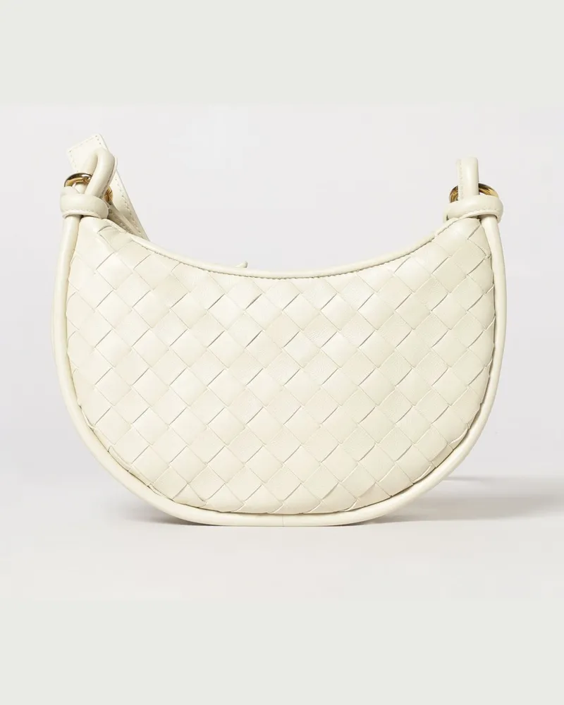 Bottega Veneta Schultertasche damen Ivory