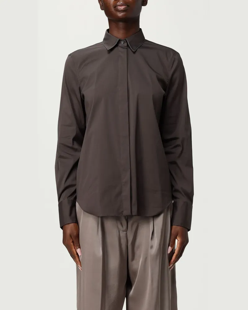 Brunello Cucinelli Hemdbluse damen Kakao