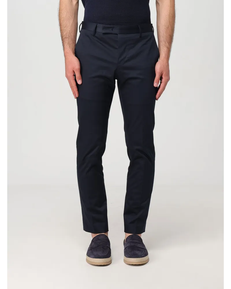 PT TORINO Stretch-Baumwollhose Blau