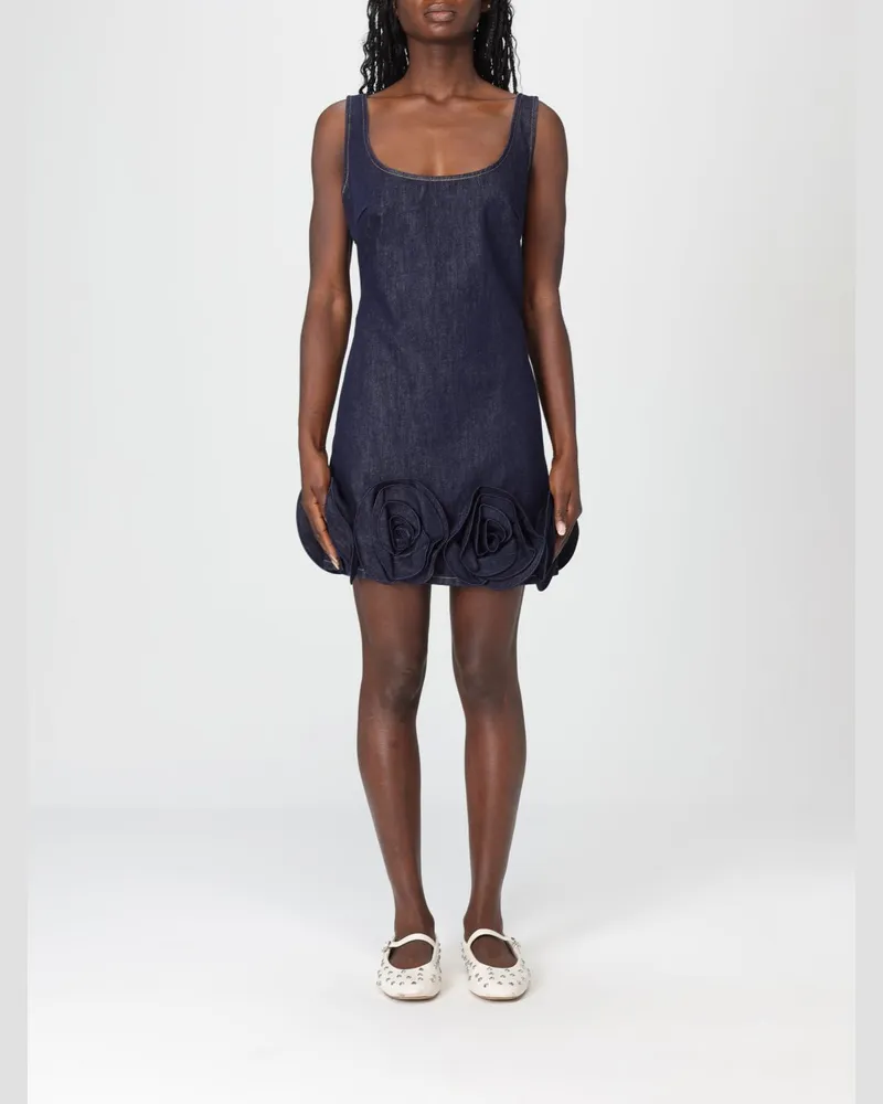 Self-Portrait Kleid damen Blau