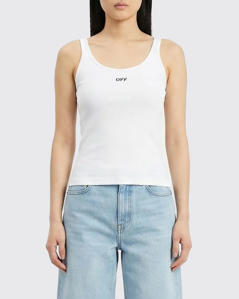 OFF-WHITE Top damen Weiss