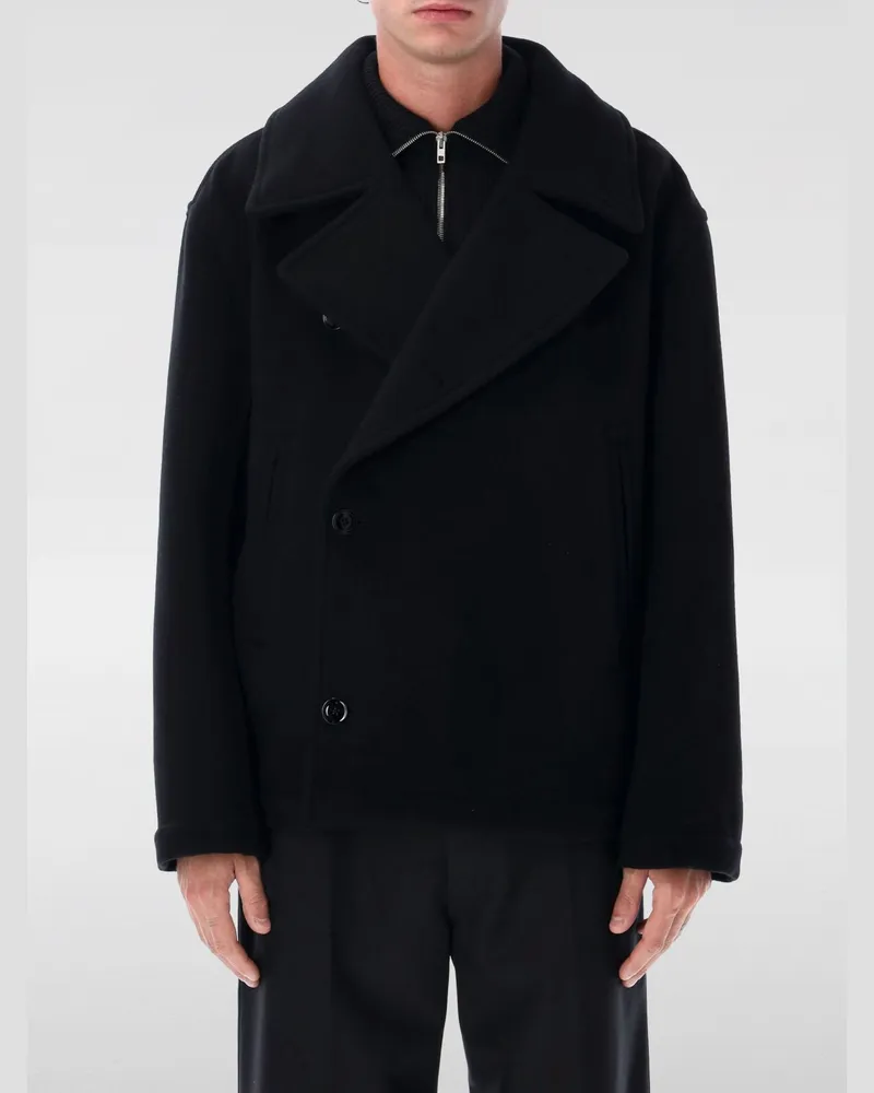 Christophe Lemaire Mantel herren Schwarz