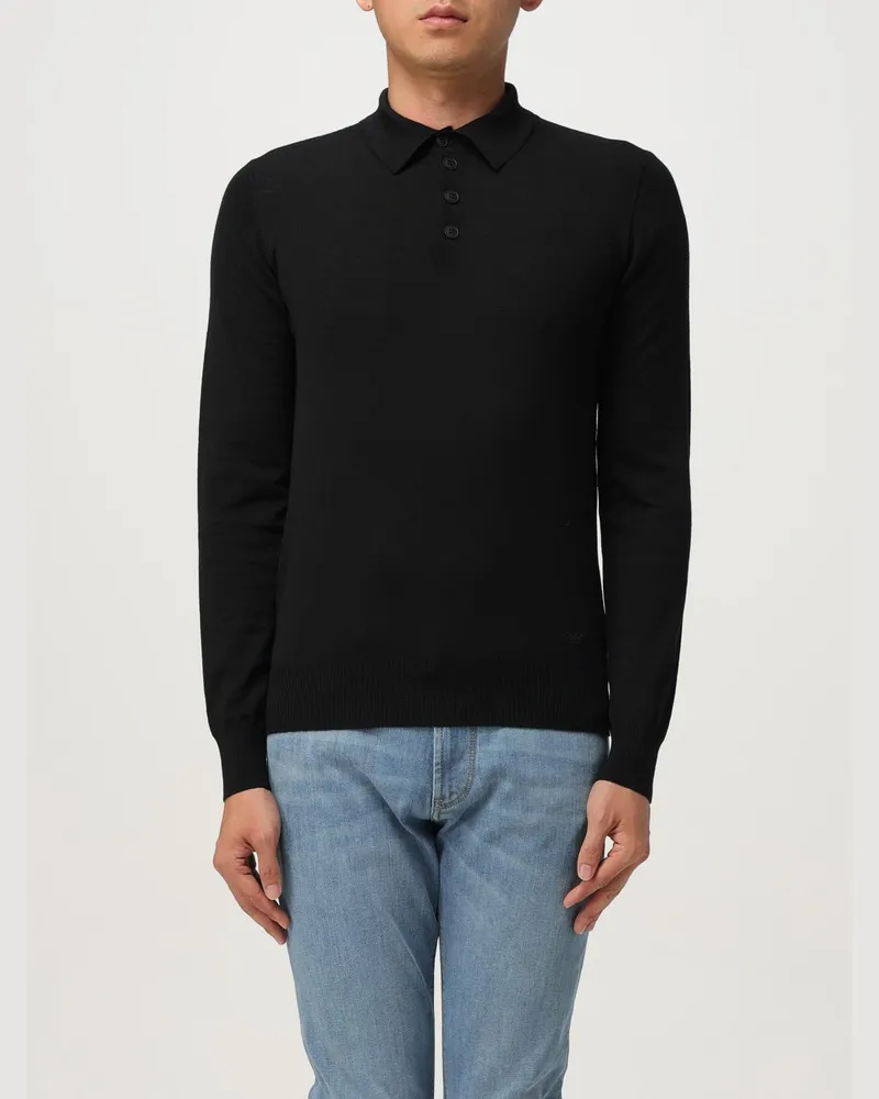 Emporio Armani Polo herren Schwarz