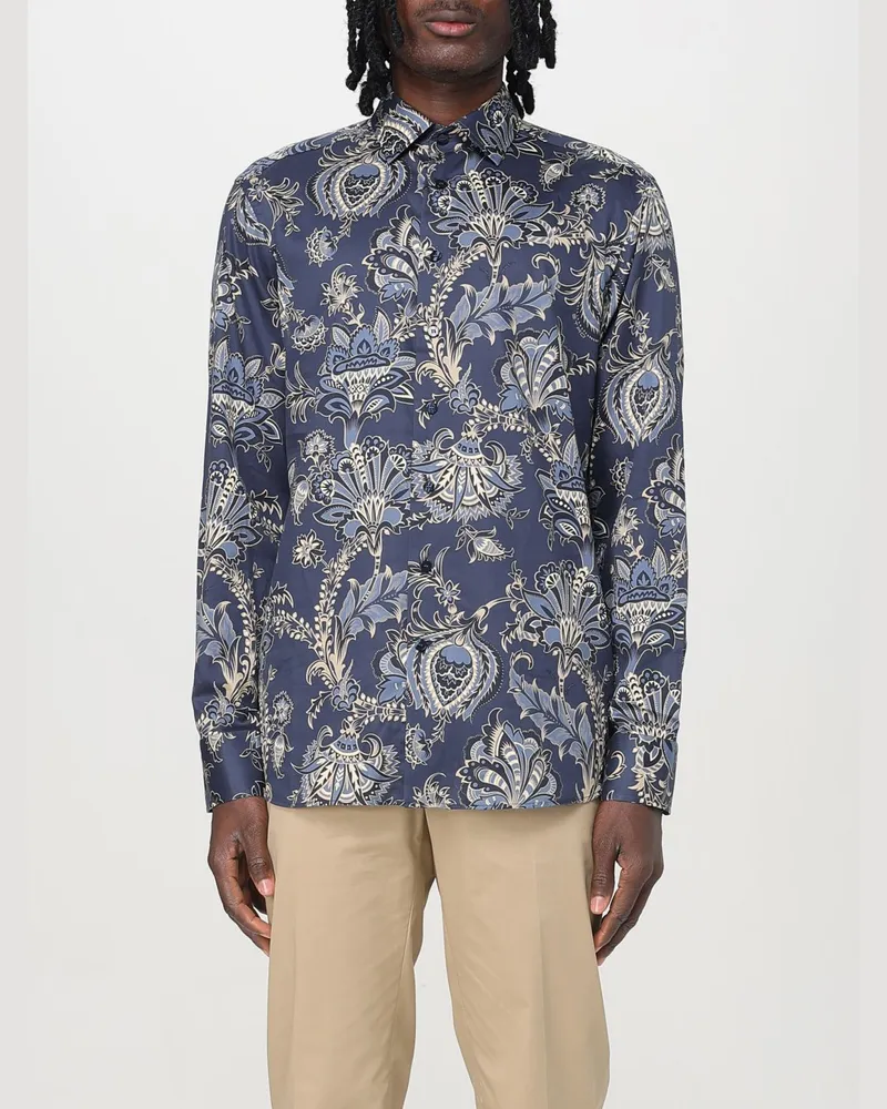 Etro Hemd herren Blau
