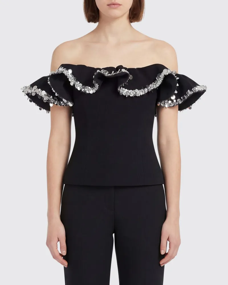 ROTATE Birger Christensen Top damen Schwarz