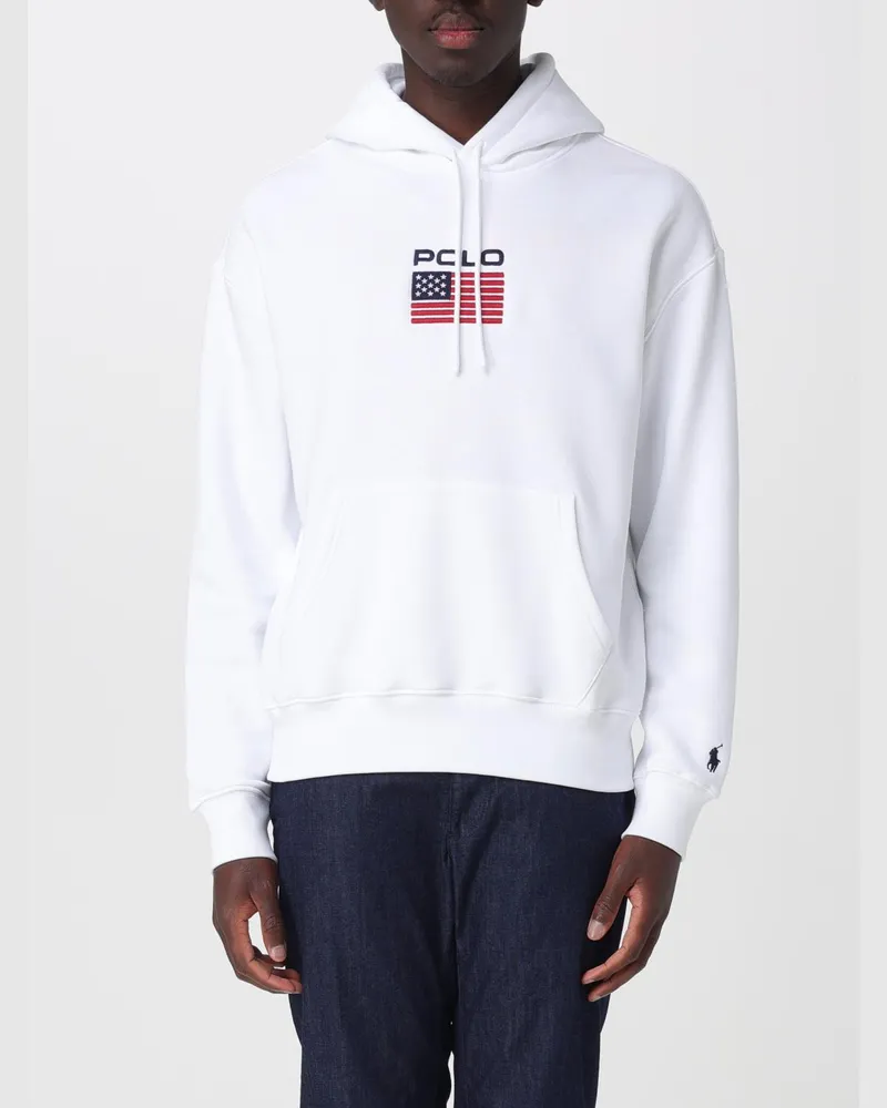 Ralph Lauren Kapuzenpullover aus Baumwollmischung Weiß