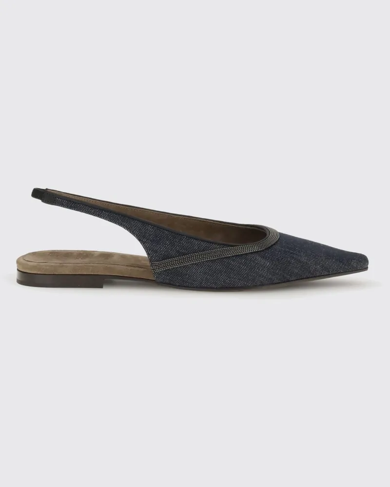 Brunello Cucinelli Ballerinas damen Denim