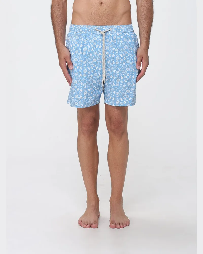 MC2 Saint Barth Bedruckter Badeanzug Blau