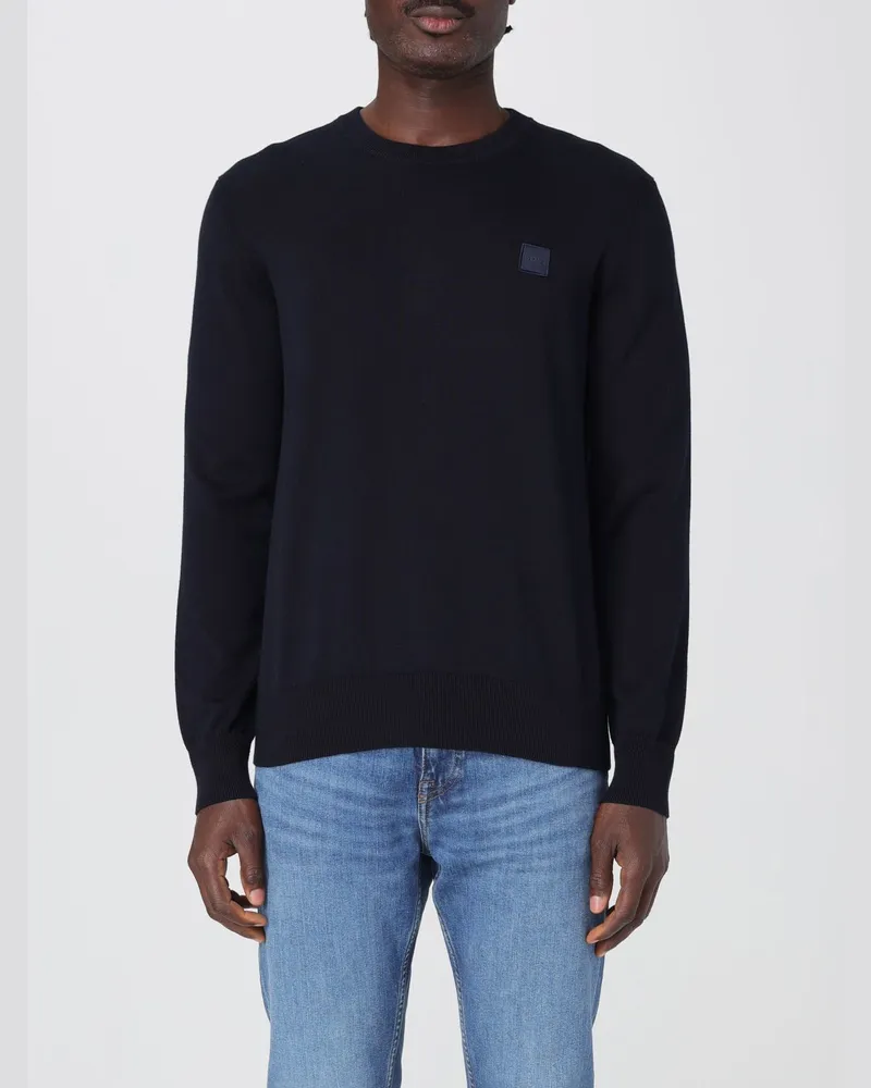 HUGO BOSS Pullover herren Blau
