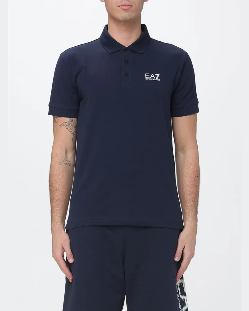 EA7 Polo herren Blau