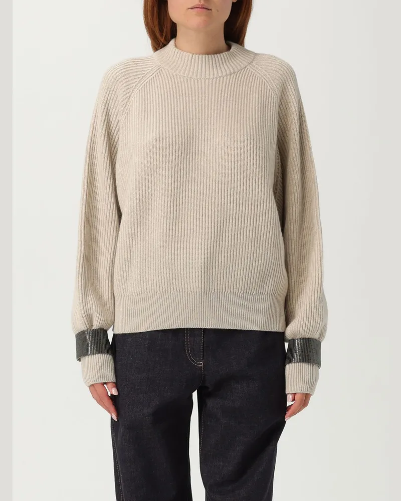 Brunello Cucinelli Pullover damen Beige