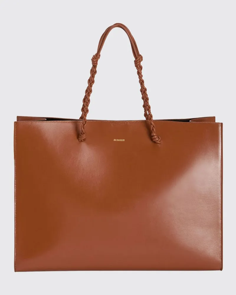 Jil Sander Schultertasche damen Braun