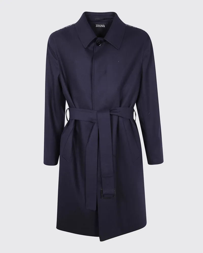 Ermenegildo Zegna Mantel herren Blau