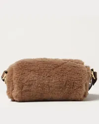 Max Mara Schultertasche Camel