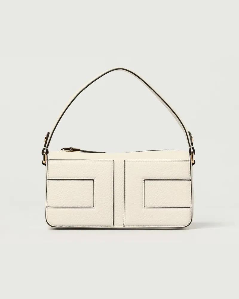 Elisabetta Franchi Schultertasche damen Milch