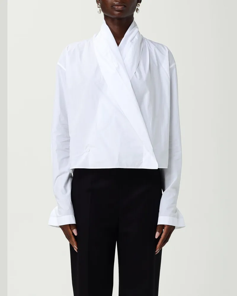 Alberta Ferretti Hemdbluse damen Weiß