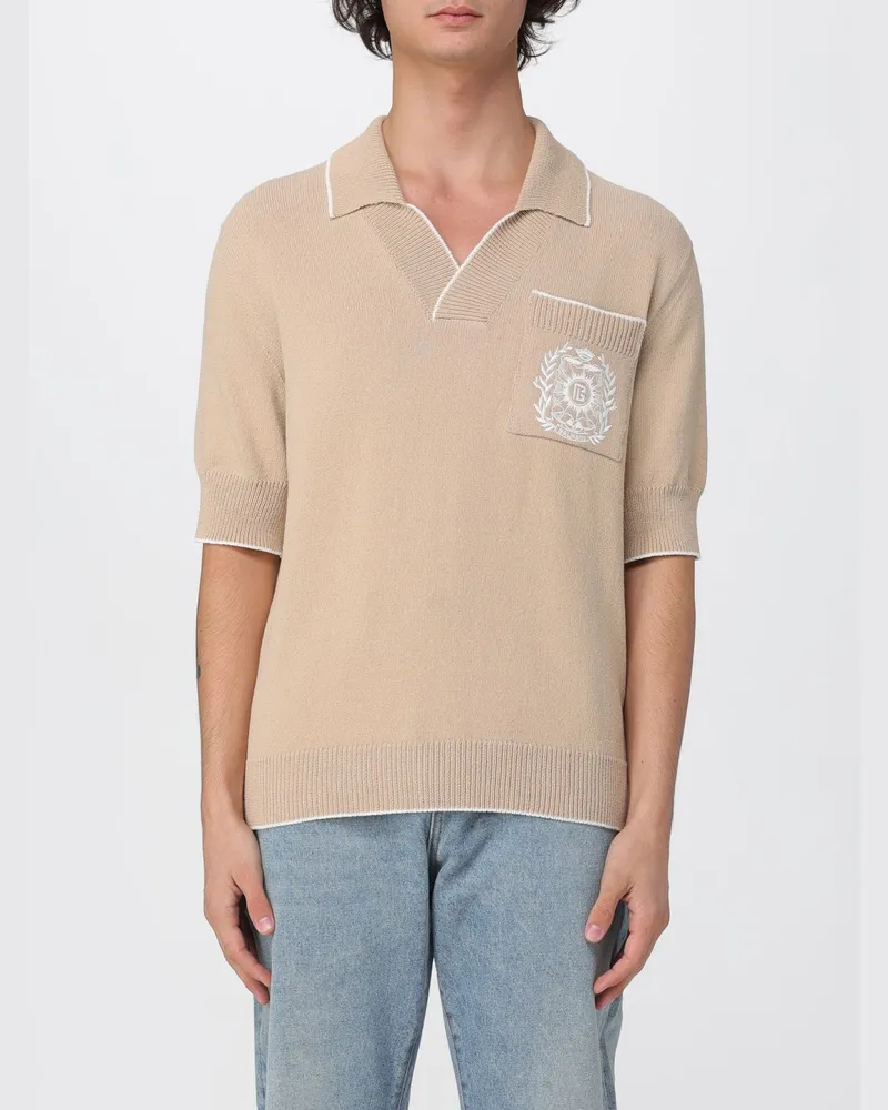 Balmain Polo herren Beige