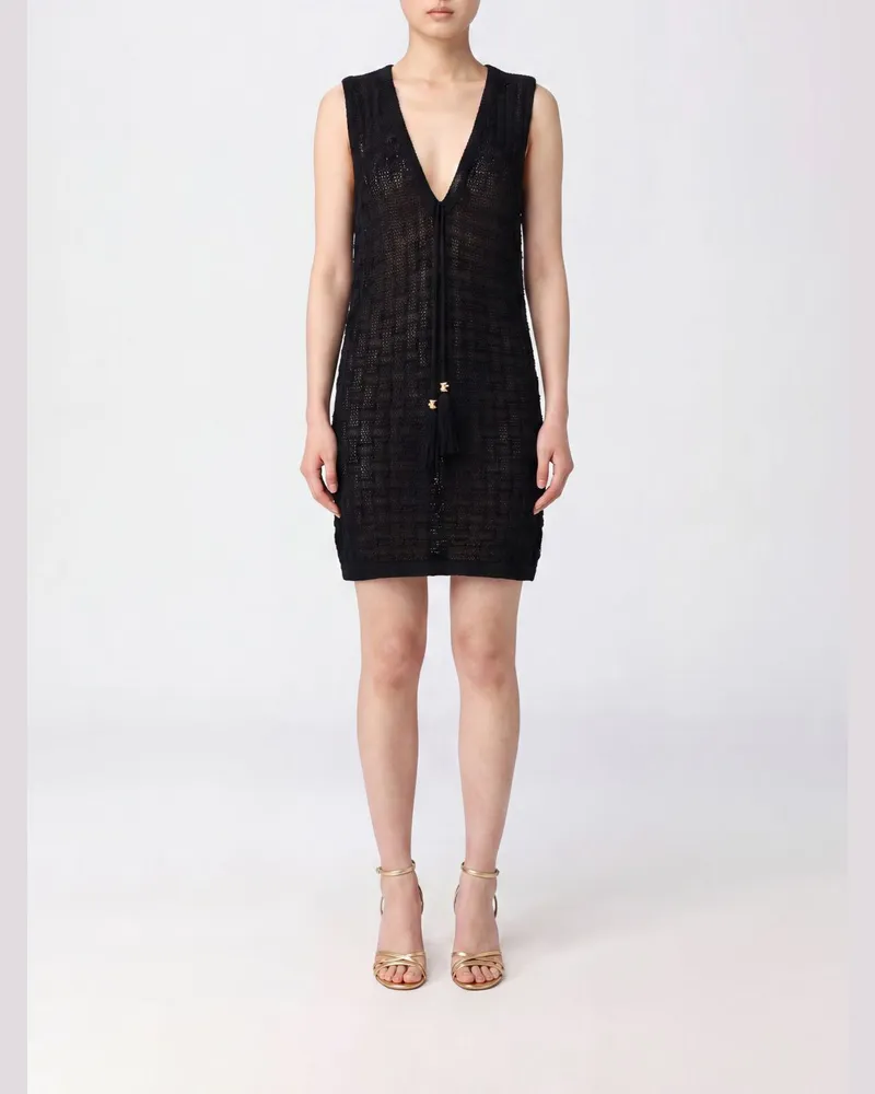 Elisabetta Franchi Strickkleid Beige