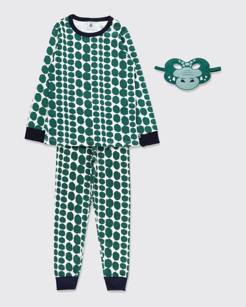Petit Bateau Pyjama kinder Grün