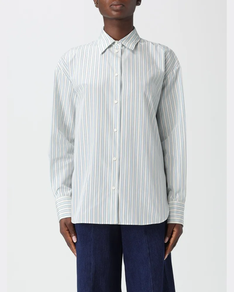 forte_forte Hemdbluse damen Hellblau